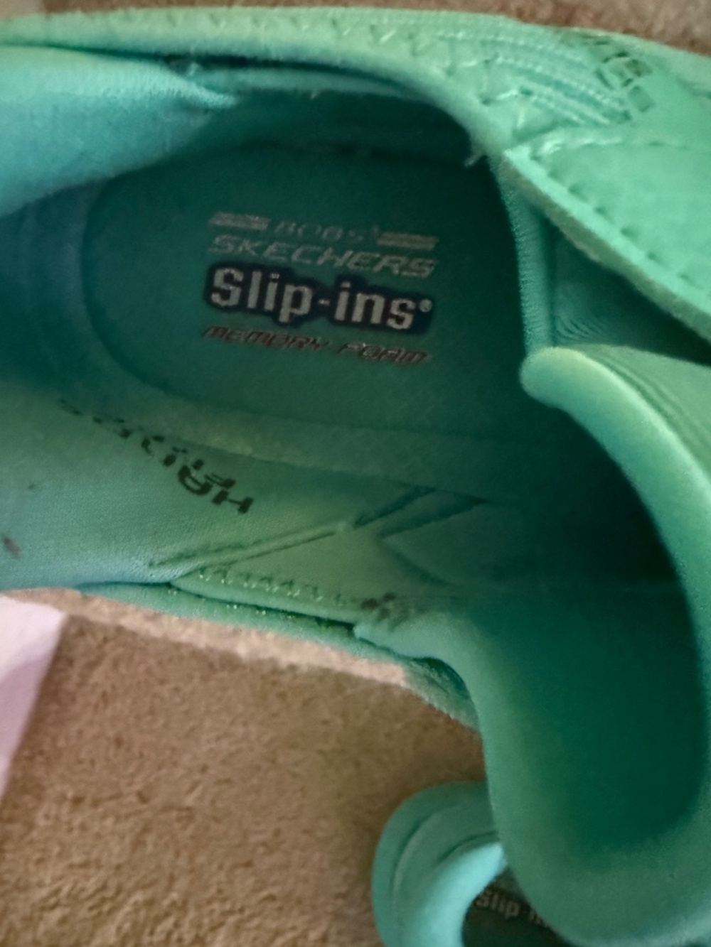 Sketchers Woman’s go walk slip ins … teal blue - Picture 5 of 7